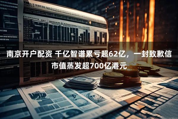 南京开户配资 千亿智谱累亏超62亿,一封致歉信市值蒸发超700亿港元