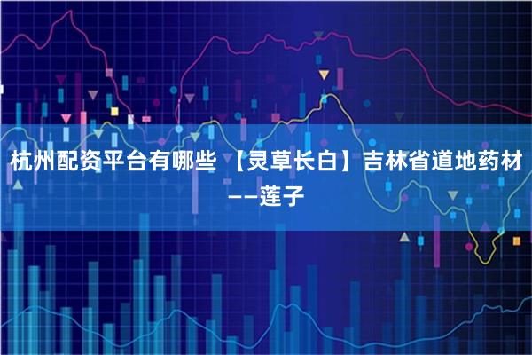 杭州配资平台有哪些 【灵草长白】吉林省道地药材——莲子